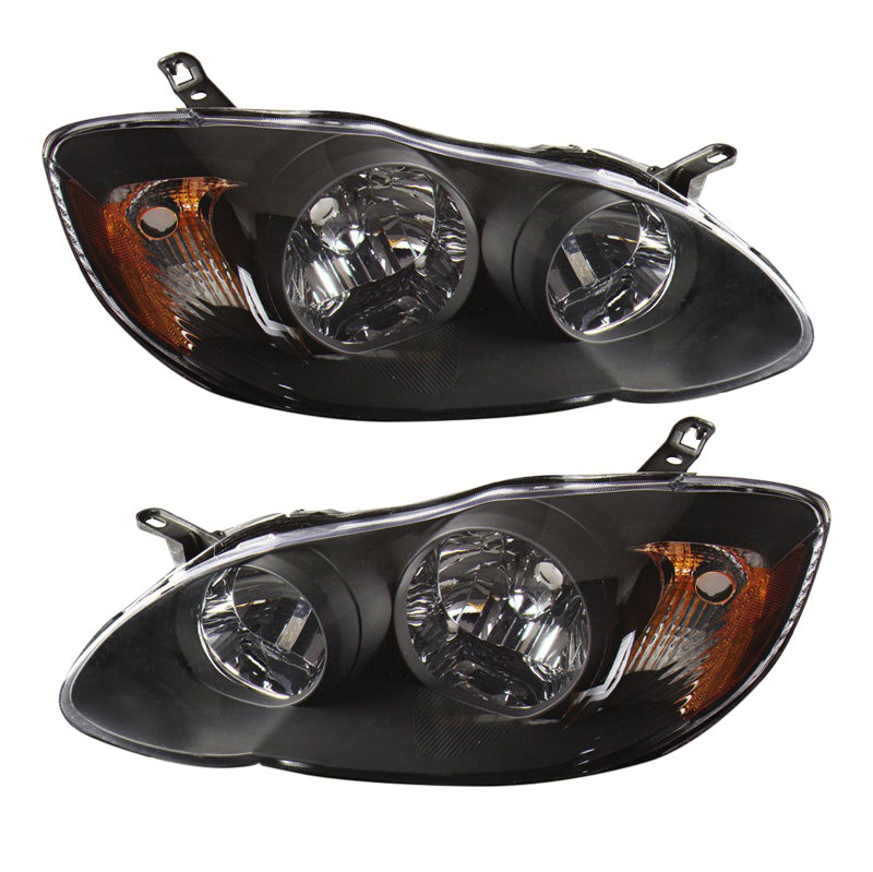 7117-001 - 2003-2004 Toyota Corolla S-Type SMD HL - Black